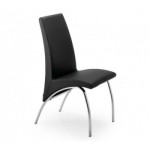 chaise salle a manger noire design