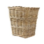 corbeille a papier en osier