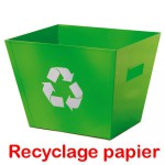 corbeille a papier recyclage