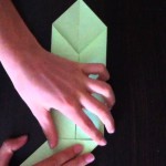 corbeille papier origami