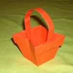 corbeille papier origami