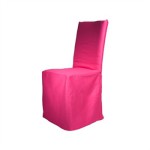 housse de chaise fuchsia