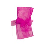 housse de chaise fuchsia