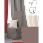 housse de chaise taupe