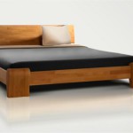 lit 2 personnes bois