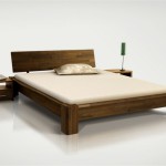 lit 2 personnes bois