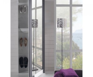 meuble chaussures avec miroir