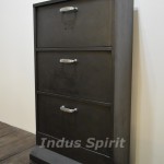 meuble chaussures industriel