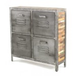 meuble chaussures industriel