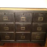 meuble chaussures industriel