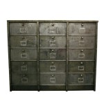 meuble chaussures industriel