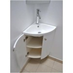 meuble d'angle vasque wc