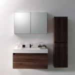 meuble salle de bain noyer