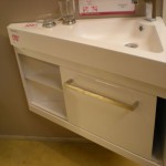 meuble vasque d'angle salle de bain