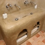 meuble vasque en beton cellulaire