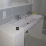 meuble vasque en beton cellulaire