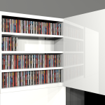 rangement cd avec porte
