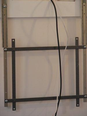 support mural tv rabattable