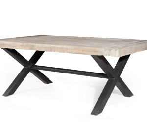 table a manger fer forge et bois