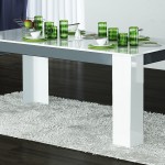 table a manger grise