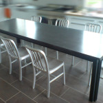 table a manger zinc