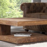 table basse en bois