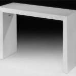 table console extensible ikea noir