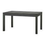table console extensible ikea noir