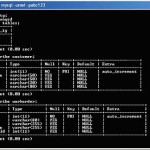 table console java