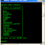 table console java