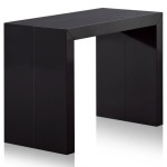 table console nassau laquee noir