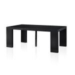 table console nassau laquee noir