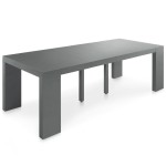 table console nassau laquee noir