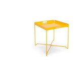 table d'appoint jaune