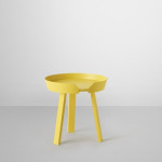 table d'appoint jaune