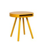 table d'appoint jaune