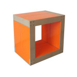 table d'appoint orange