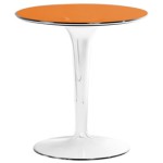 table d'appoint orange