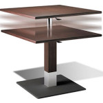 table de bar reglable en hauteur