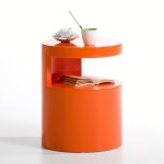table de chevet en forme de e