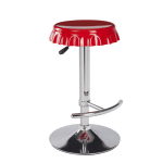 tabouret de bar rouge but