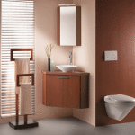 armoire salle de bain angle