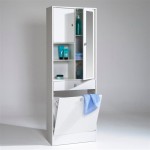 armoire salle de bain bac a linge integre