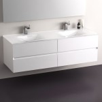 armoire salle de bain blanc