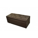 banc bout de lit noir