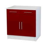 buffet de cuisine rouge pas cher