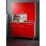 buffet de cuisine rouge pas cher