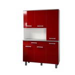 buffet de cuisine rouge pas cher
