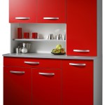 buffet de cuisine rouge pas cher