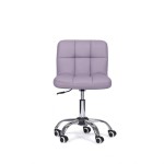 chaise de bureau mauve